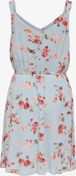 ONLY Mini Jurken Jurk Karmen Dames Lichtblauw -ONLY Elegant winkel 82f75cab806be957a302577c42899a11