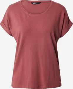 ONLY T-shirts Shirt Dames Bordeaux