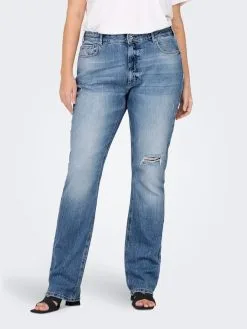 ONLY CARMAKOMA Bootcut Flared Jeans Duru Dames Blauw -ONLY Elegant winkel 83d54d7ce1839fc9fe86fec48c590e88
