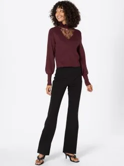 ONLY Fijngebreide Truien Trui KIRA Dames Wijnrood -ONLY Elegant winkel 83df41da04511c1fa8e12f8ef2ad8e62