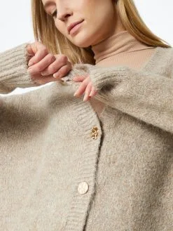 ONLY Vesten Gebreid Vest ZOEY Dames Beige Gemêleerd -ONLY Elegant winkel 840423b985c55409b651a90836623fbd