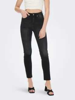 ONLY Jeans Skinny Jeans EMMY Dames Zwart -ONLY Elegant winkel 84a0f356f97e044b93301a9a34ffa509