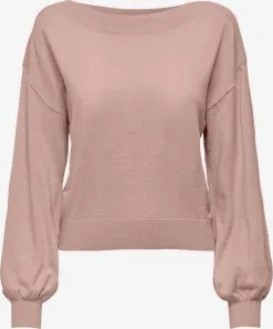 ONLY Fijngebreide Truien Trui Cozy Dames Oudroze