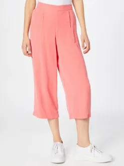 ONLY Culottes Wide Leg Bandplooibroek Dames Koraal -ONLY Elegant winkel 85402b977c6a6d1df07883122092056d