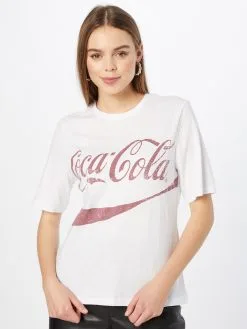 ONLY T-shirts Shirt COCA COLA Dames Wit -ONLY Elegant winkel 8593e0d2f9cb2fcda478fcc74ddf4f19