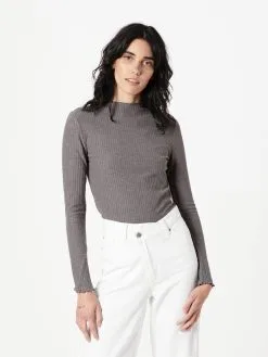 ONLY Longsleeves Shirt Emma Dames Donkergrijs -ONLY Elegant winkel 864698b1379a0d63621975ba2421c287