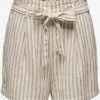 ONLY Shorts Regular Broek Dames Beige