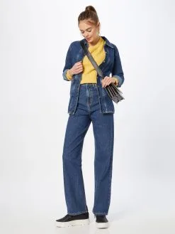 ONLY Fijngebreide Truien Trui Elisia Dames Geel -ONLY Elegant winkel 86c369957a932cf8a56f65587f5d0a5d