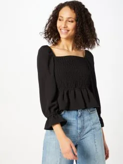 ONLY Longsleeves Shirt NOVA Dames Zwart -ONLY Elegant winkel 87118b9a72f6f05b6026df2b639f8927