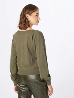 ONLY Fijngebreide Truien Trui COZY Dames Kaki -ONLY Elegant winkel 87ba48bb393c7cbf6125c6a13369af72