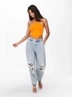 ONLY Mom Jeans Loosefit Jeans Verna Dames Lichtblauw -ONLY Elegant winkel 887ec241d2fc4489bf89b5e6f00847e1