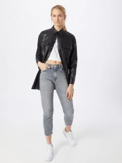 ONLY Straight Regular Jeans Veneda Dames Grijs -ONLY Elegant winkel 8925ed3f2e64756ffff12cd1c71f46f9