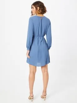 ONLY Mini Jurken Jurk ALICE Dames Smoky Blue -ONLY Elegant winkel 8955a983fa64ff19612b739e610ca2af