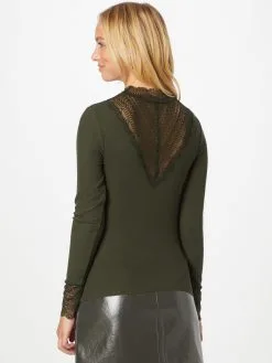 ONLY Longsleeves Shirt Tilde Dames Donkergroen -ONLY Elegant winkel 8971ca885f2036c84995d3fcf5046a28