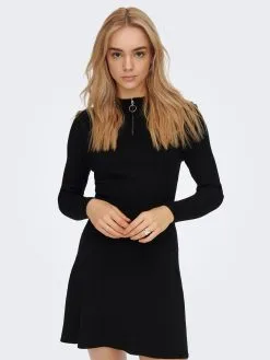 ONLY Mini Jurken Jurk Dee Hazel Dames Zwart -ONLY Elegant winkel 89759c116f4557e53755c1f454f76007