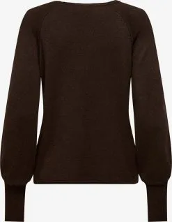 ONLY Fijngebreide Truien Trui MILA Dames Donkerbruin -ONLY Elegant winkel 89b6c0896c5b7f6328180f1a2a3c382e