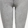 ONLY Denim Shorts Skinny Jeans RAIN Dames Grijs