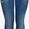 ONLY CARMAKOMA Jeans Slimfit Jeans Lauw Dames Blauw