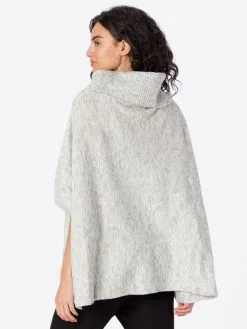 ONLY Ponchos & Kimonos Cape STAY Dames Lichtgrijs -ONLY Elegant winkel 8ba5eb47b9ba96a5b6b4b583e99ca2fe