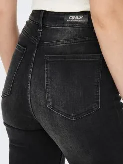 ONLY Jeans Skinny Jeans EMMY Dames Zwart -ONLY Elegant winkel 8bdc6ad22b7f0c7690599d36db921417