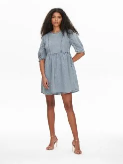 ONLY Mini Jurken Jurk Alessio Dames Blauw -ONLY Elegant winkel 8bee52979c736d85e10fbb2048cb8746