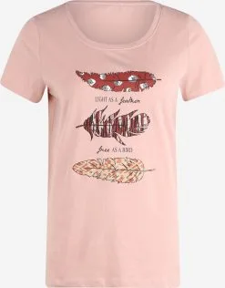 ONLY T-shirts Shirt Kita Dames Pink / Rosa