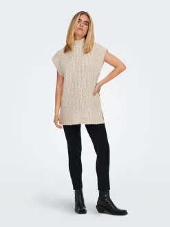 ONLY Fijngebreide Truien Trui Dames Greige 12 ONLY Fijngebreide Truien Trui Dames Greige -ONLY Elegant winkel 8cf6358552a81b2125c7537a301b72df