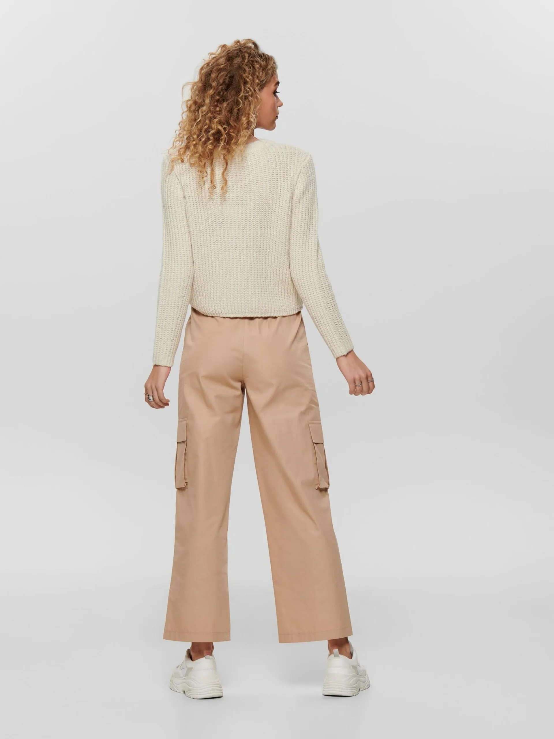 ONLY Basic Truien Trui Fiona Dames Natuurwit 5 ONLY Basic Truien Trui Fiona Dames Natuurwit - Afbeelding 5