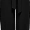 ONLY Culottes Wide Leg Bandplooibroek POPTRASH Dames Zwart
