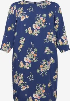 ONLY CARMAKOMA Mini Jurken Jurk NOVA Dames Nachtblauw