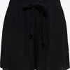 ONLY Shorts Loosefit Broek Romina Dames Zwart