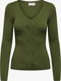 ONLY Basic Truien Trui SANDY Dames Donkergroen