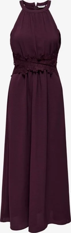 ONLY Maxi Jurken Jurk Dames Bordeaux