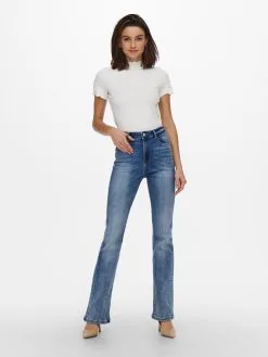ONLY Jeans Bootcut Jeans Mila Dames Blauw -ONLY Elegant winkel 8f1520744bf65e34dedde2578bf37253