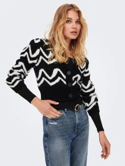 ONLY Vesten Gebreid Vest Piumo Dames Zwart -ONLY Elegant winkel 8f7bdd666fd95afcb906ce0c1d2f5052