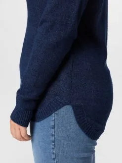 ONLY CARMAKOMA Fijngebreide Truien Trui Margareta Dames Donkerblauw -ONLY Elegant winkel 8ff38883e363baba09c626fcec19491a