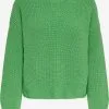 ONLY Fijngebreide Truien Trui Bella Dames Grasgroen