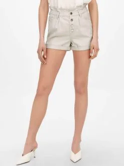 ONLY Shorts Regular Broek Cuba Dames Lichtgrijs -ONLY Elegant winkel 903d6bb0d0d58e42543413c63337ea6b