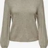 ONLY Fijngebreide Truien Trui Leva Dames Lichtbeige