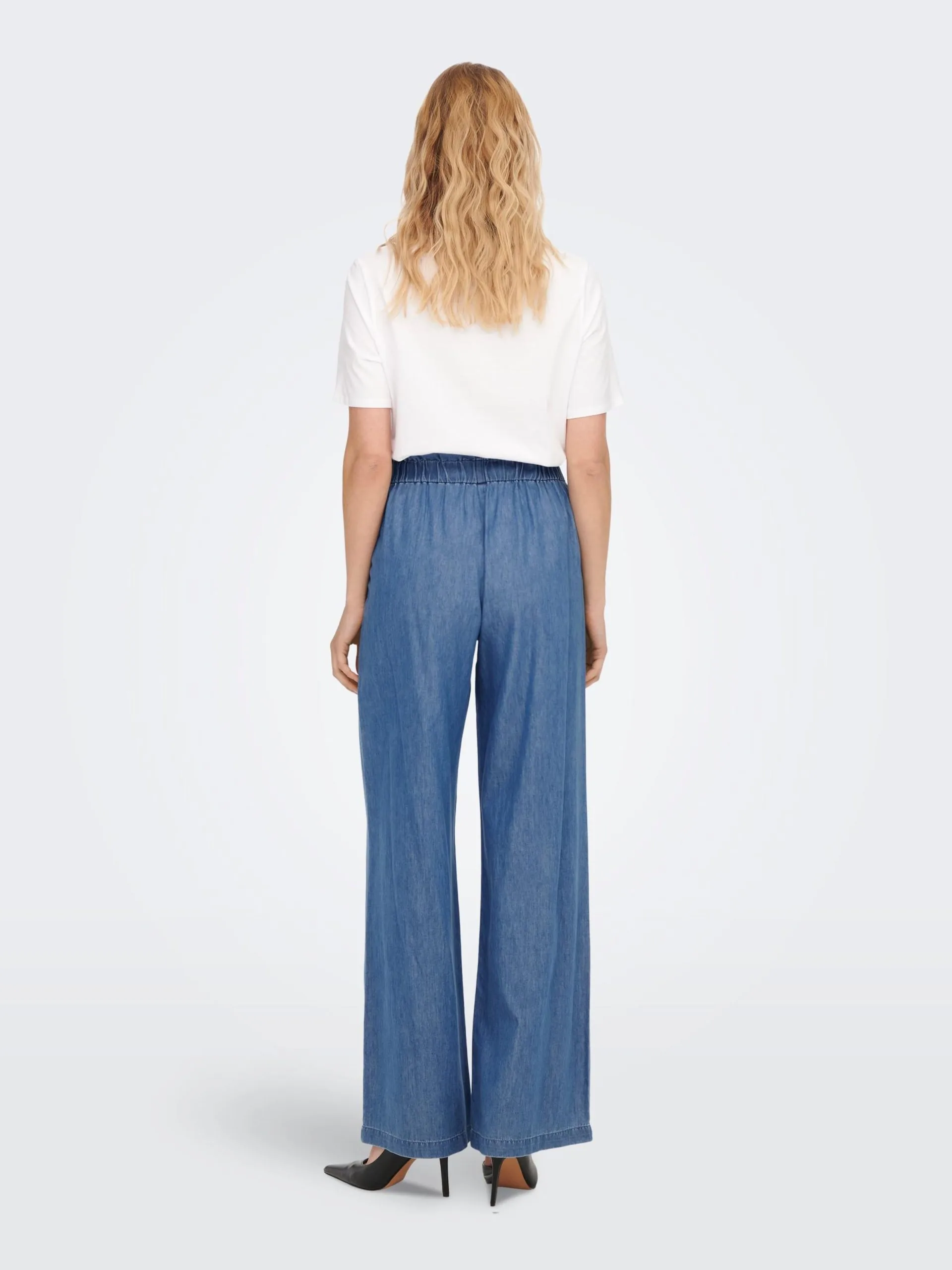 ONLY Wide Leg Wide Leg Jeans Bea Dames Blauw 4 ONLY Wide Leg Wide Leg Jeans Bea Dames Blauw - Afbeelding 4