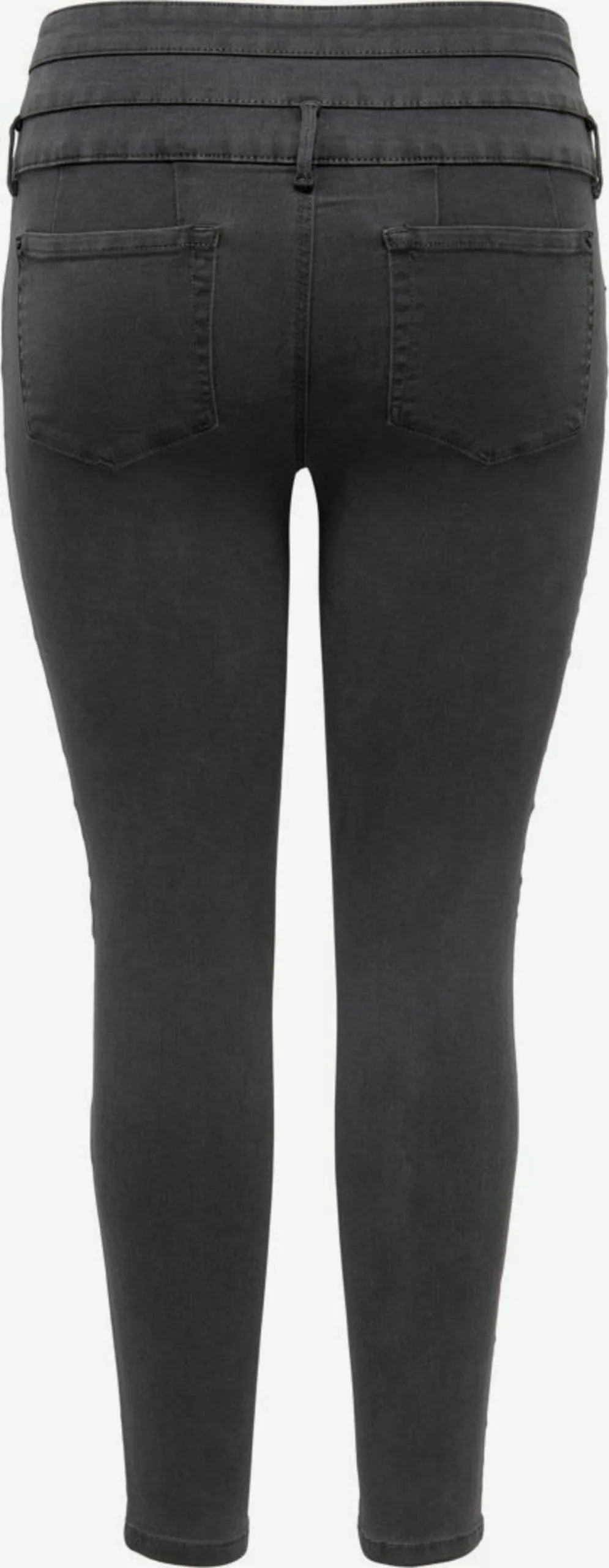 ONLY CARMAKOMA Straight Regular Jeans Augusta Dames Grijs 2 ONLY CARMAKOMA Straight Regular Jeans Augusta Dames Grijs - Afbeelding 2