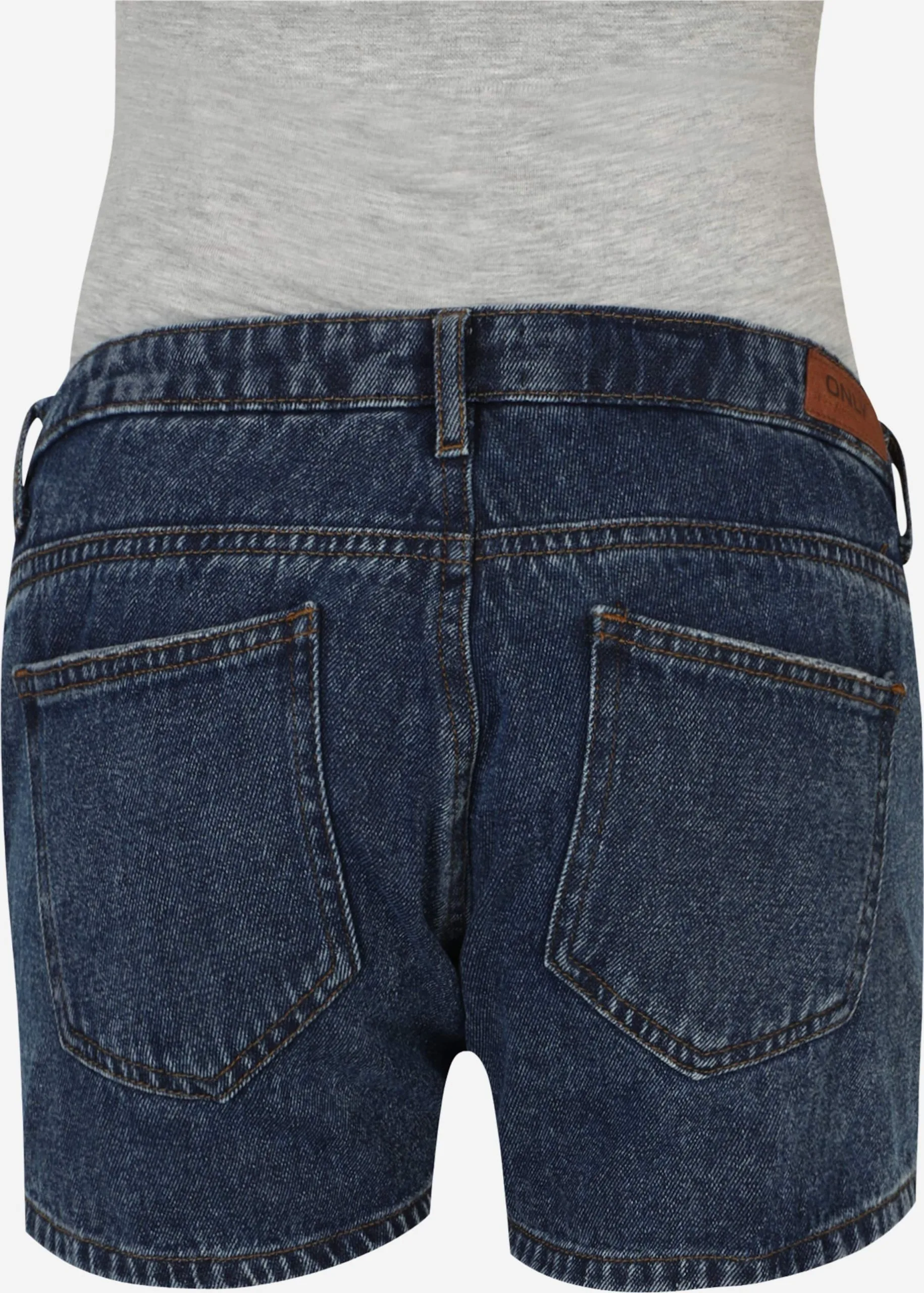 ONLY MATERNITY Denim Shorts Regular Jeans Dames Blauw 2 ONLY MATERNITY Denim Shorts Regular Jeans Dames Blauw - Afbeelding 2