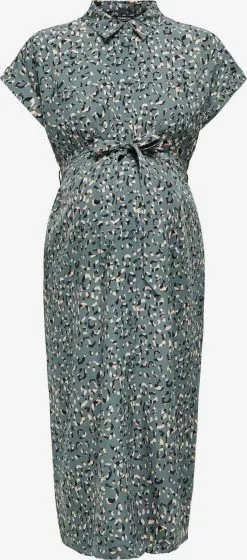 ONLY MATERNITY Blousejurken Blousejurk Dames Groen