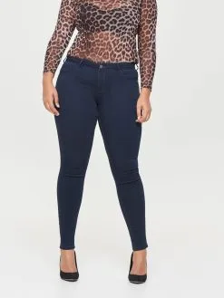ONLY CARMAKOMA Jeans Skinny Jeans THUNDER Dames Donkerblauw 8 ONLY CARMAKOMA Jeans Skinny Jeans THUNDER Dames Donkerblauw -ONLY Elegant winkel 9227a5864b6caa0f6221a10211287b61
