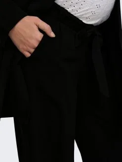 ONLY MATERNITY Pantalons Wide Leg Broek Mama Palazzo Dames Zwart -ONLY Elegant winkel 9261e5564ab4d8915868fae4a77a59a2