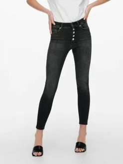 ONLY Jeans Skinny Jeans Bobby Dames Grijs -ONLY Elegant winkel 9269ab369328b2c6e0147cd050f13395