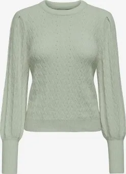 ONLY Fijngebreide Truien Trui KATIA Dames Pastelgroen