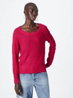 ONLY Basic Truien Trui Geena Dames Kersrood -ONLY Elegant winkel 929a22366571919fb5fac30fa8fec1dc