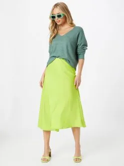 ONLY Fijngebreide Truien Trui Rica Dames Groen -ONLY Elegant winkel 92e941e6596244143f308c8434ac62bb