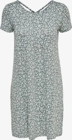 ONLY Jerseyjurken Jurk Bera Dames Pastelgroen